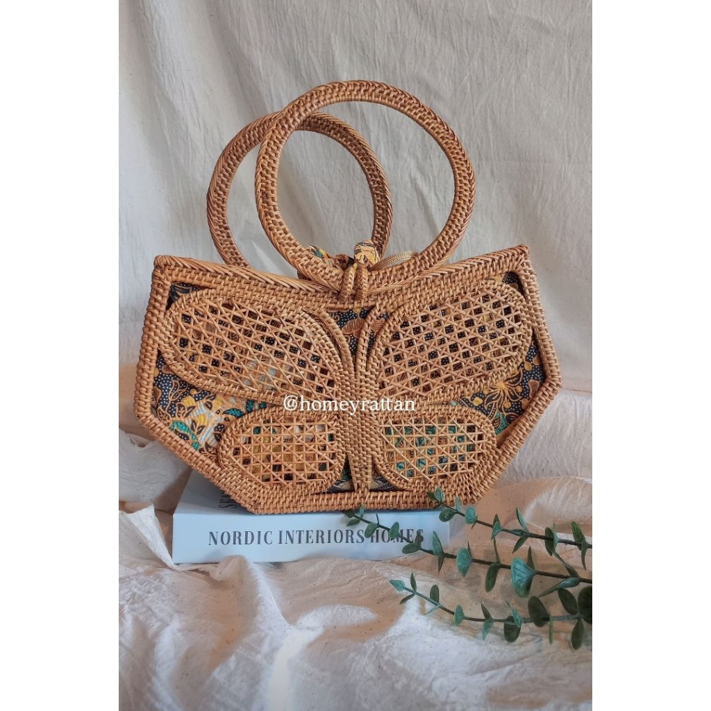 Homey Rattan | AROENA BAG| Tas Rotan Ketak | Kerajinan tas Rotan | Tas rotan asli Lombok