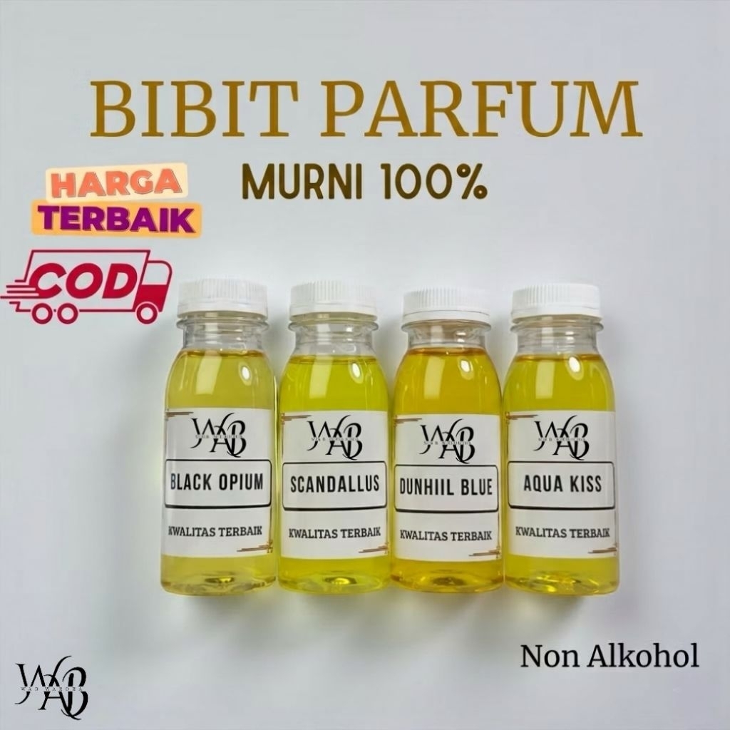 BIBIT PARFUM 100ML MURNI 100% / BIBIT PARFUME / BIBIT PARFUM SPRAY