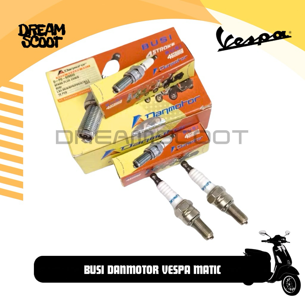 Busi Danmotor Vespa Matic Vespa Sprint Vespa S Vespa LX vespa Primavera Vespa LXV Busi Vespa Matic