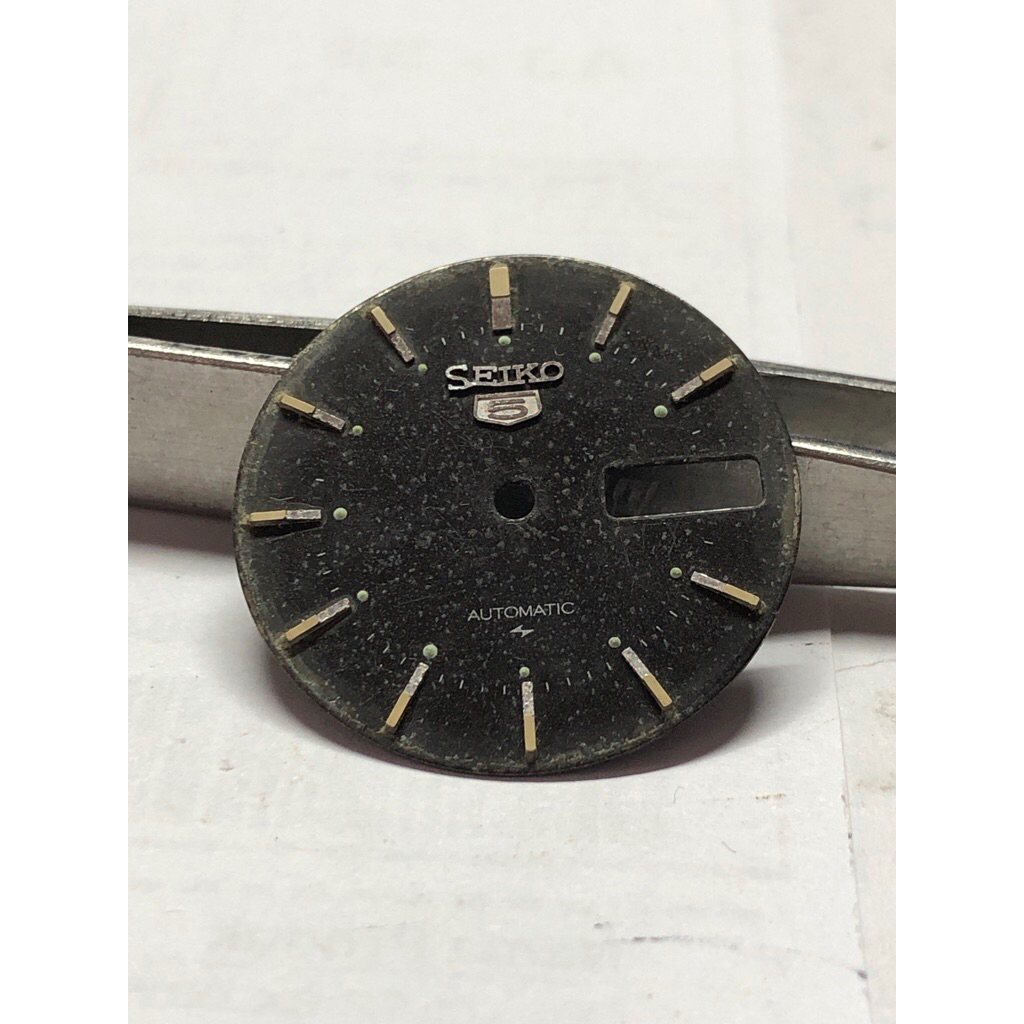 dial seiko 5 hitam ori klasik