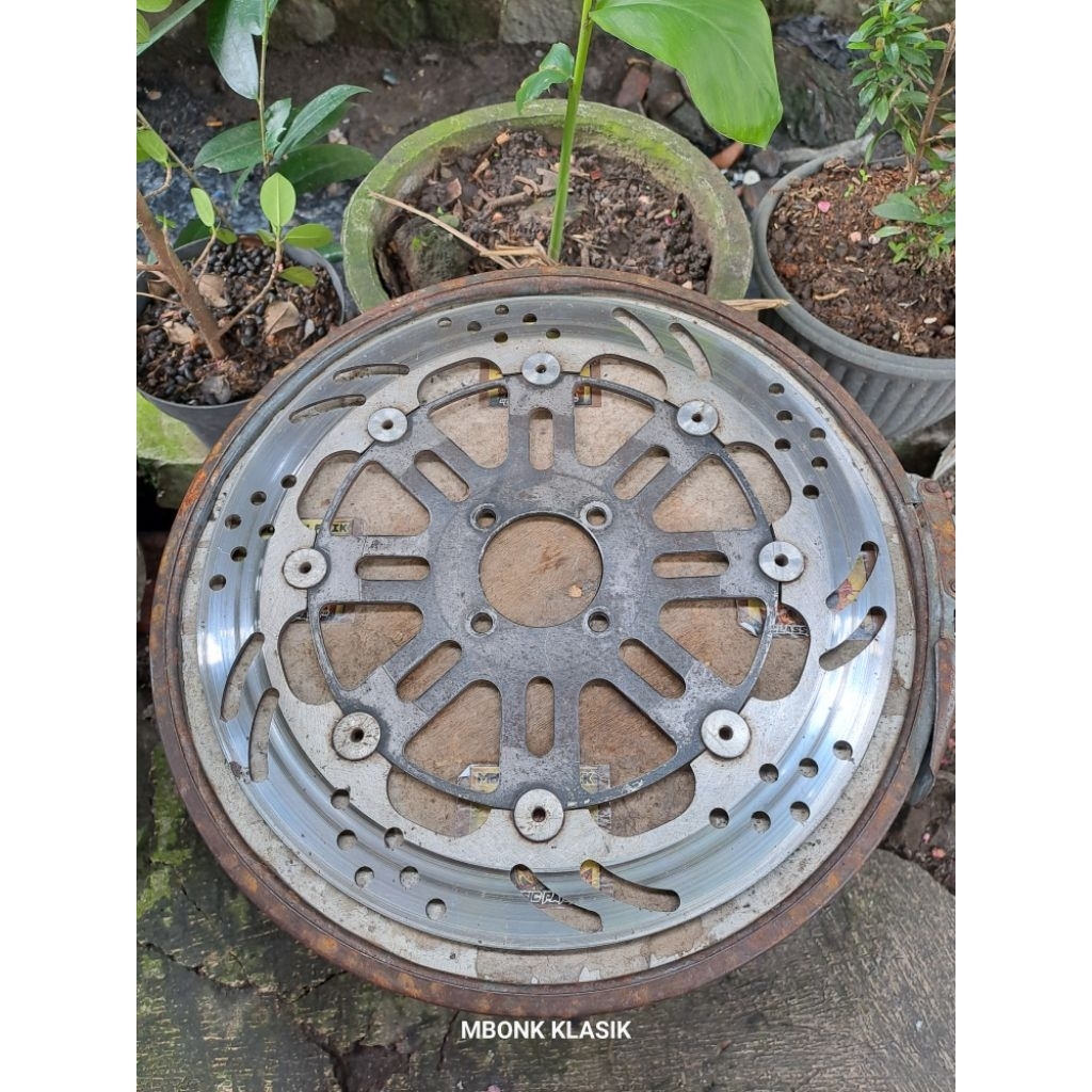 piringan disc brake floating psm 320 mm yamaha rx king rxz rxs ORIGINAL piringan cakram psm 320mm pi