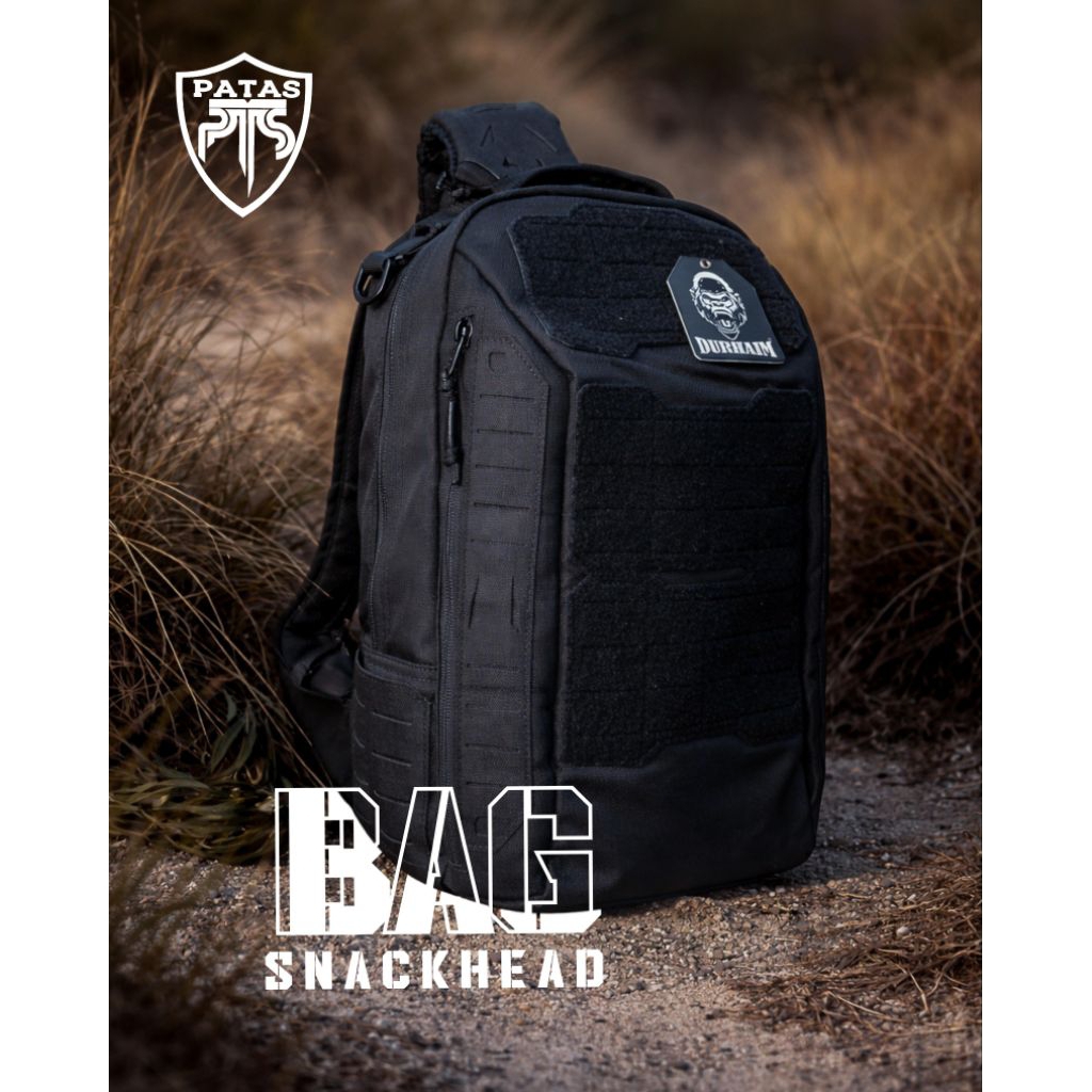 PATAS - Tas Snake Head Black Sling Bag Original DURHAIM