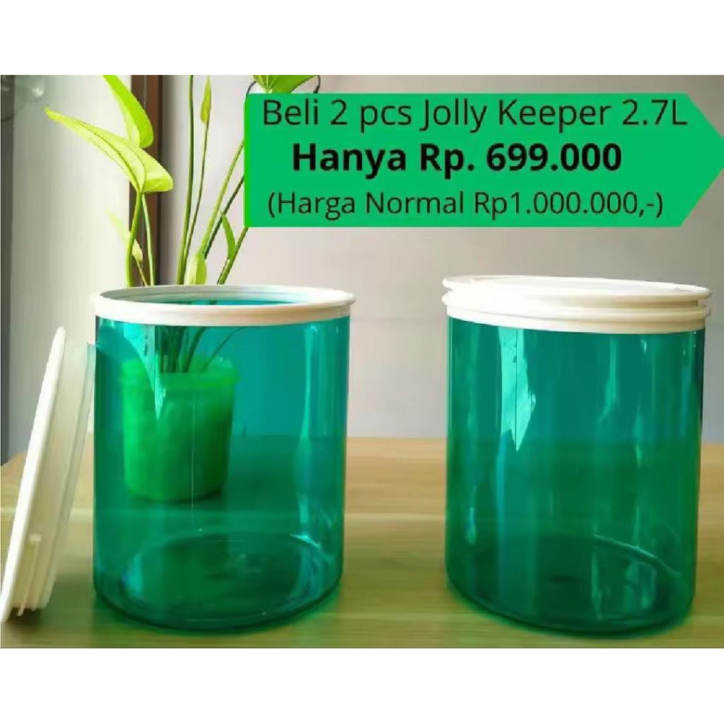 Jolly keeper 2.7 Liter Tupperware