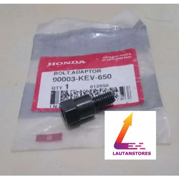 90003-KEV-650 Baut Sambungan Spion Kanan Supra Supra Fit Bolt Adaptor 100% ORI HONDA