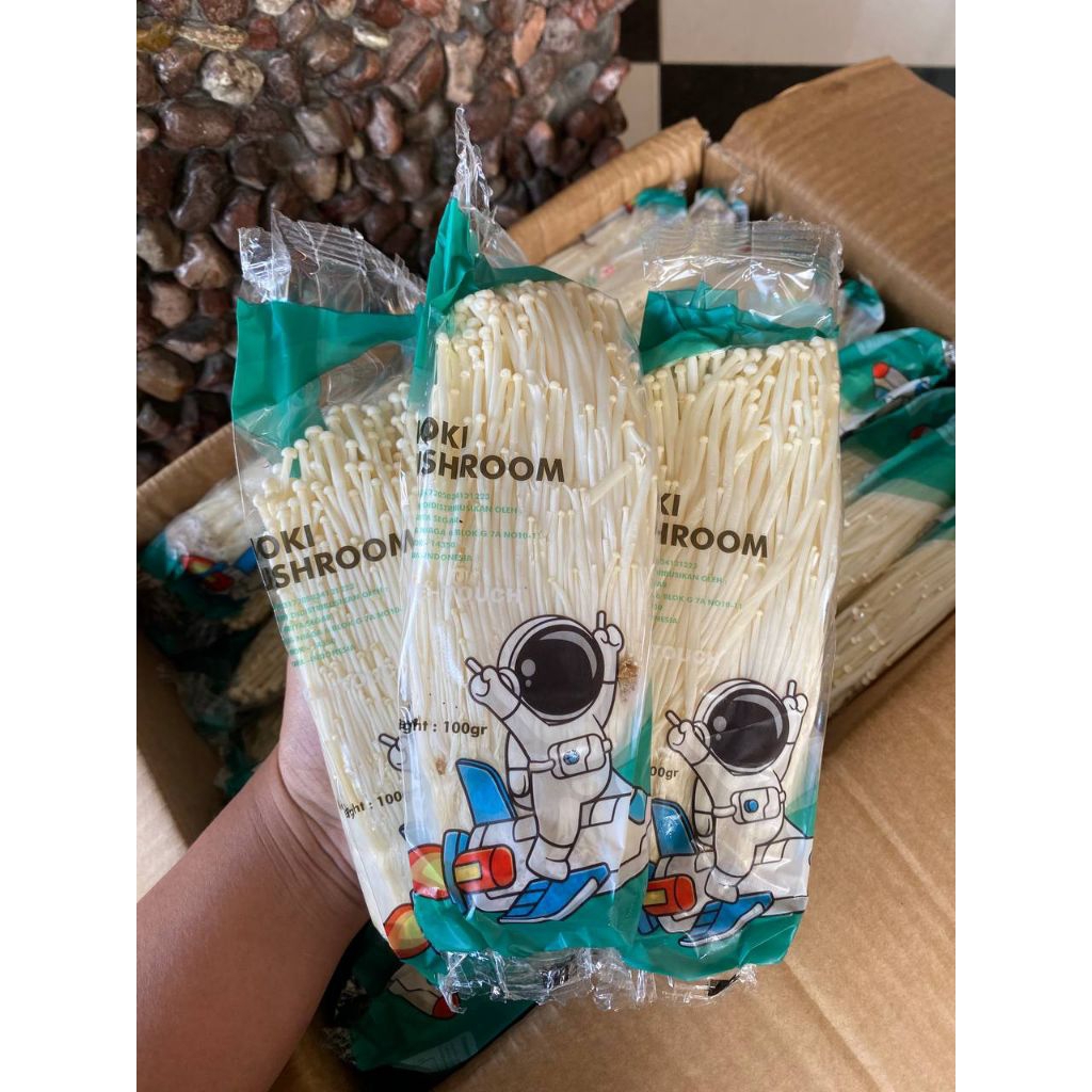 Jamur Enoki 1Dus (50pcs)
