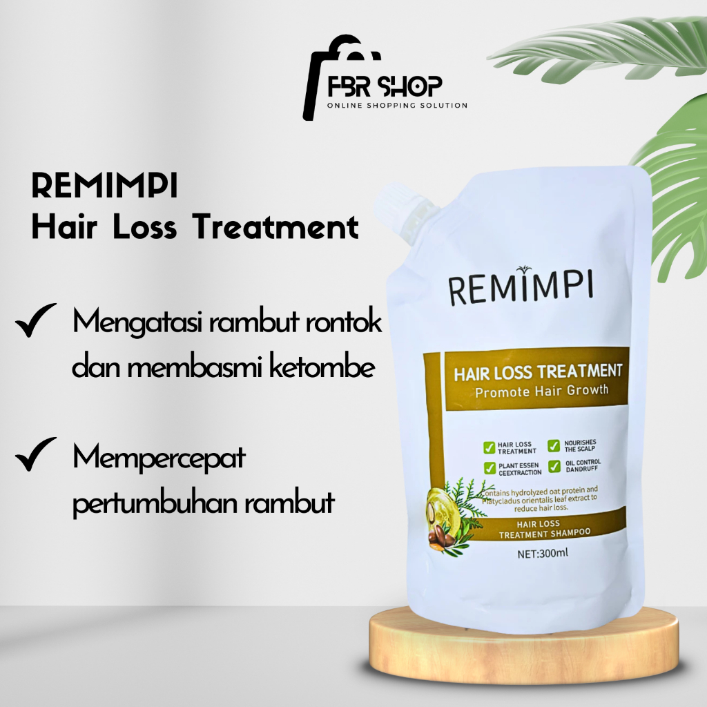 REMIMPI Hair Loss Treatment Shampoo Remimpi Original Penumbuh Rambut Shampo Anti Ketombe