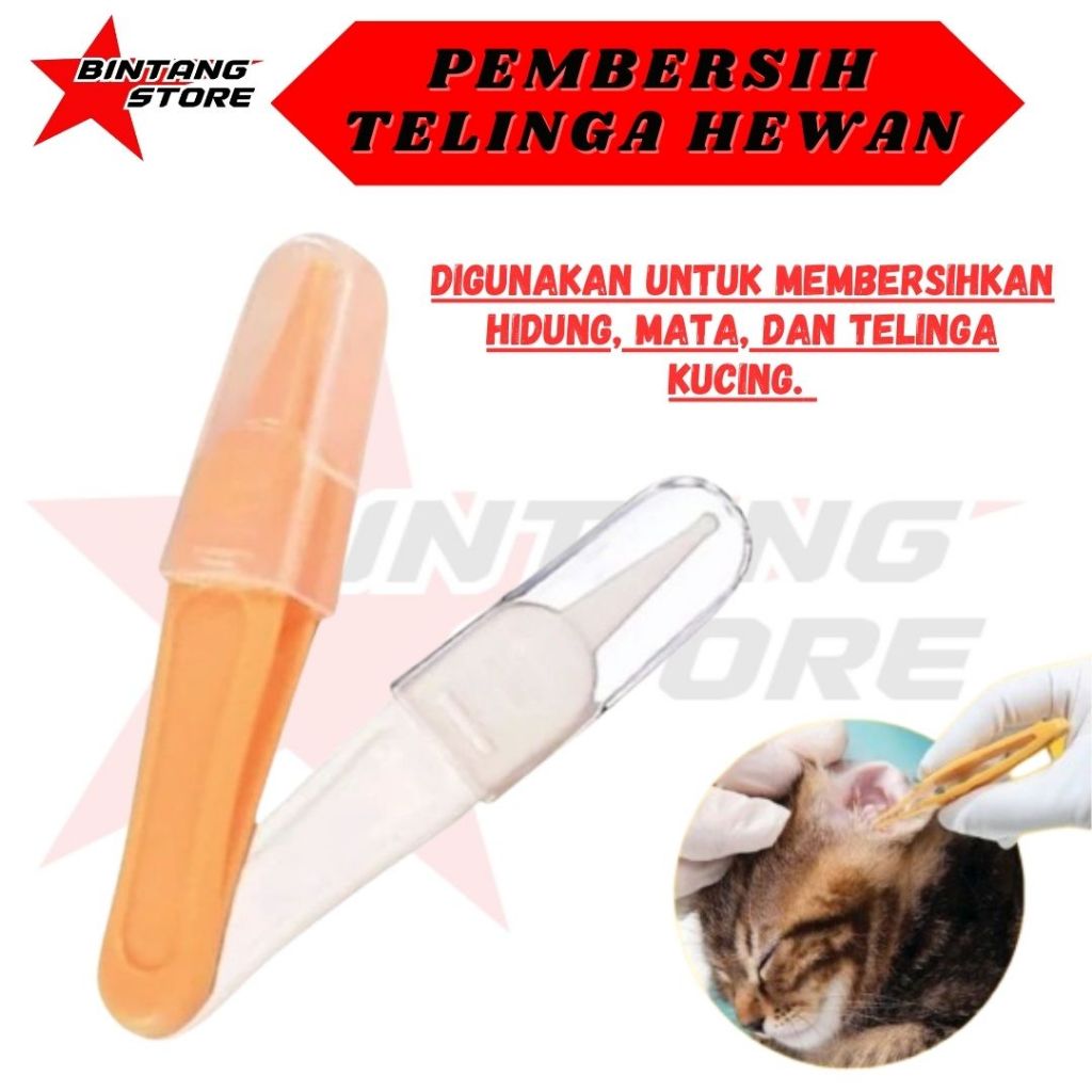 Pembersih Telinga Kucing Anjing korek telinga hewan BINTANGSTORE