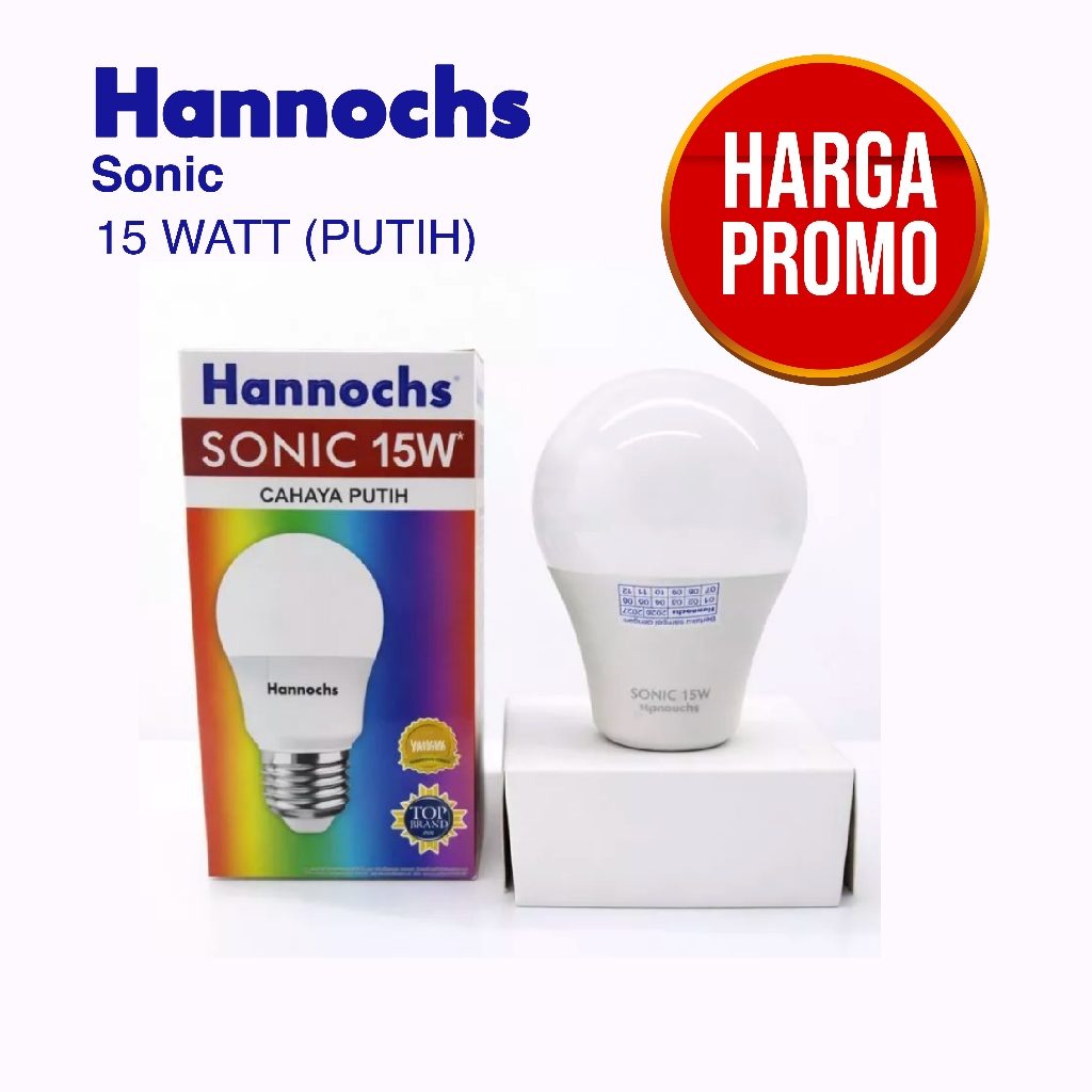 Lampu 15 Watt Hannochs Bohlam LED Hannochs Sonic