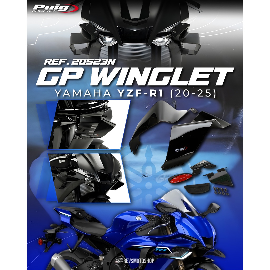 PUIG GP WINGLET YAMAHA YZF-R1 20-25 - 20523
