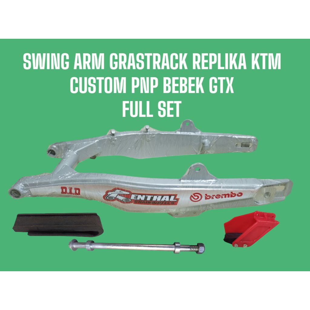 SWING ARM REPLIKA KTM 66CM FULLSET HONDA BLADE REVO KARISMA SUPRA C70 SMASH SHOGUN ALL BEBEK CUSTOM