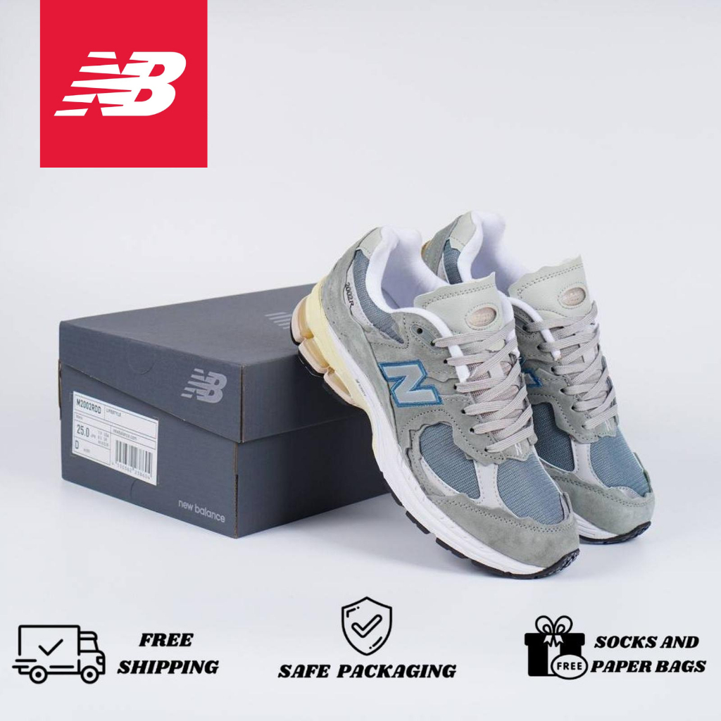 Sepatu New Balance 2002R Pack Mirage Grey Original Pria Wanita NB 2002R Premium Sneakers Import
