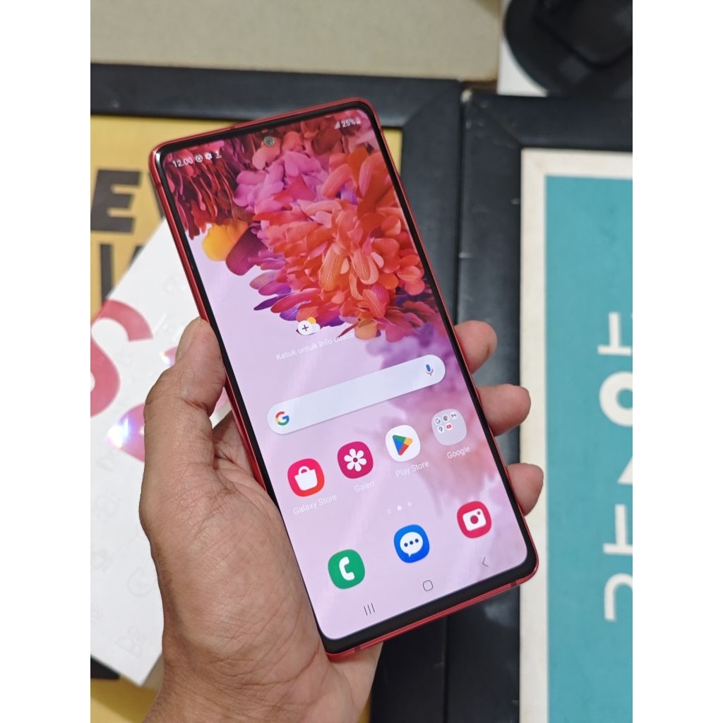 Samsung s20 fe red bekas resmi 8/128gb