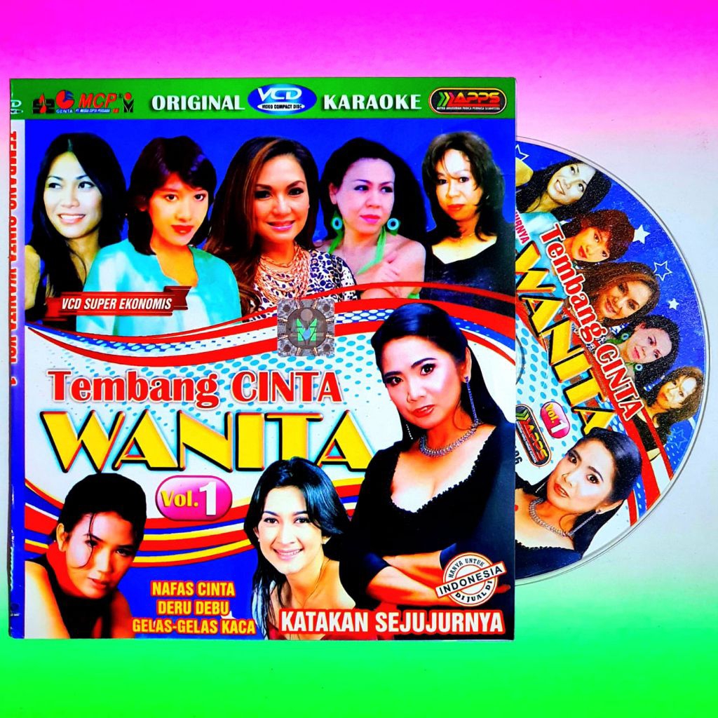 VCD KARAOKE POP KENANGAN WANITA - VCD LAGU KAROKE POP KENANGAN