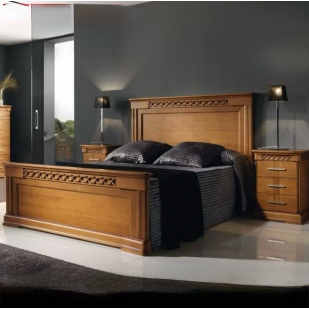 Tempat Tidur Modern Kayu Jati Terbaru Dipan Minimalis Terbaik