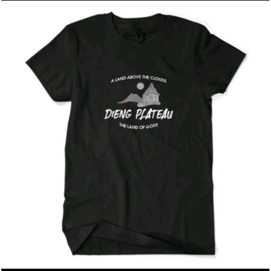 Kaos dieng plateau T Shirt two stroke unisek pria wanita
