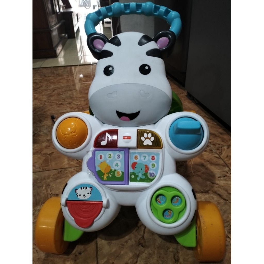 (Preloved) Pushwalker Zebra Fisher Price