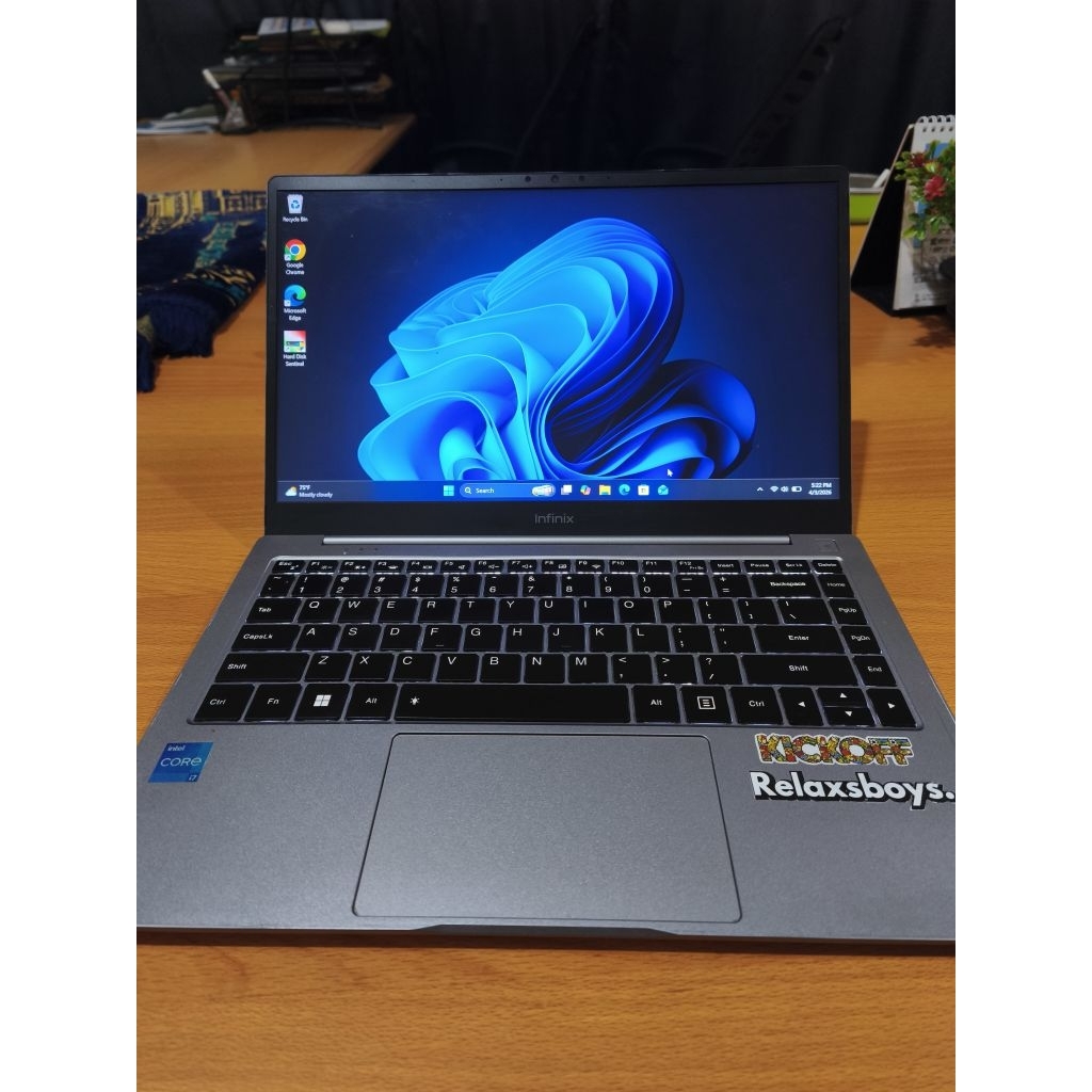 Laptop Infinix Inboox X2 Intel core i7 Gen 10 Second, Mulus