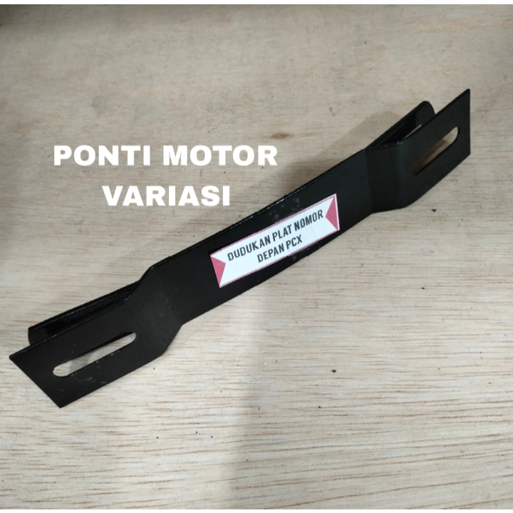 Breket plat nomor , Dudukan plat nomor Honda PCX 150 - PCX 160 Bahan tebal breket plat depan pcx