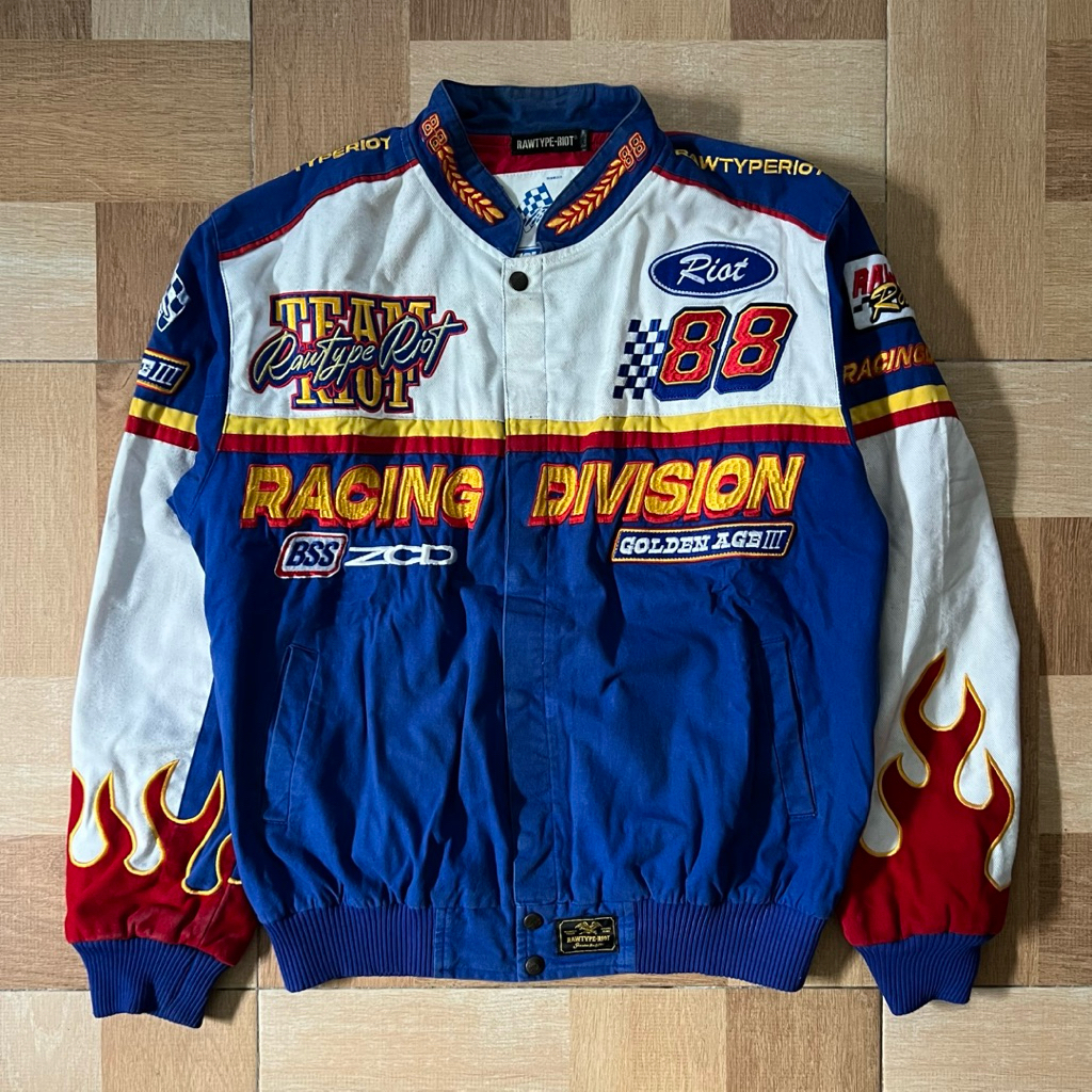 JAKET NASCAR RAWTYPE RIOT GOLDEN AGE 3 BSS LIMITED SIZE L | Classic Retro Rugged Style Army Military