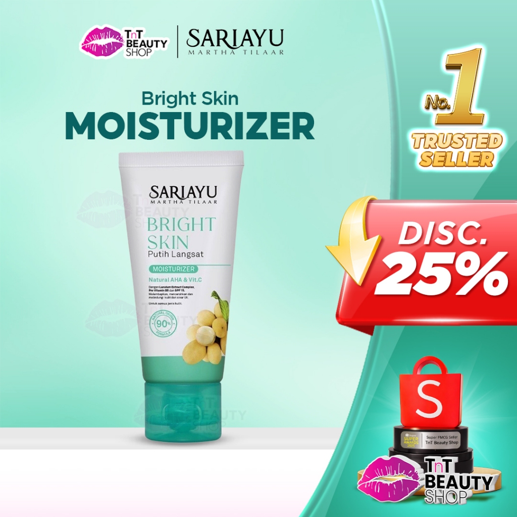 Sariayu Bright Skin Putih Langsat  Moisturizer 35gr - Sari Ayu | TnT Beauty Shop