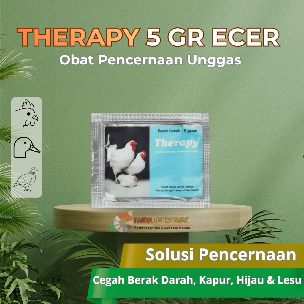 Therapy 5 Gr ECER- Obat Berak Darah, Ngorok, Mencret- MEDION