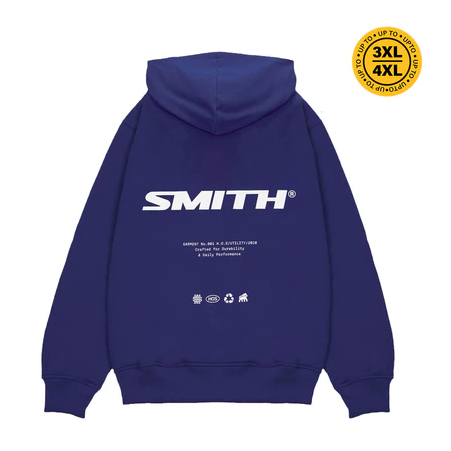 House of Smith BDG Sweater Hoodie Oversized Pria - Crafted Oversized Hoodie Navy
