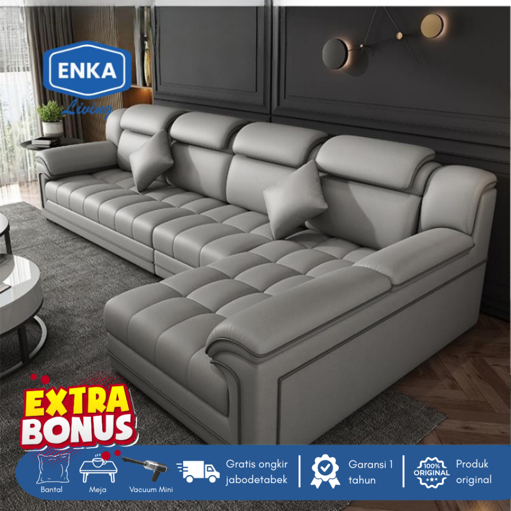 Kursi Sofa Minimalis Ruang Tamu leter L Desain Unik