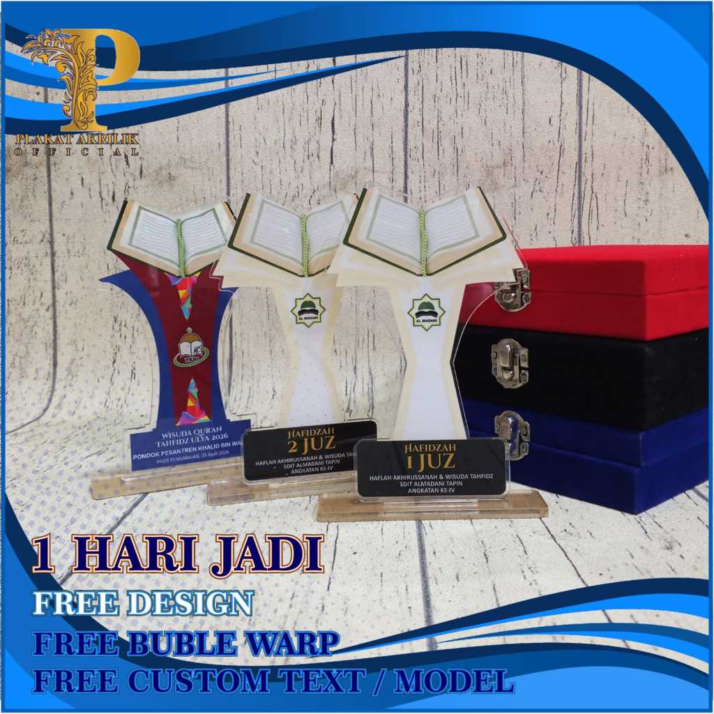 Plakat akrilik, Plakat Custom Penghargaan | Gratis Desain, 1 hari jadi