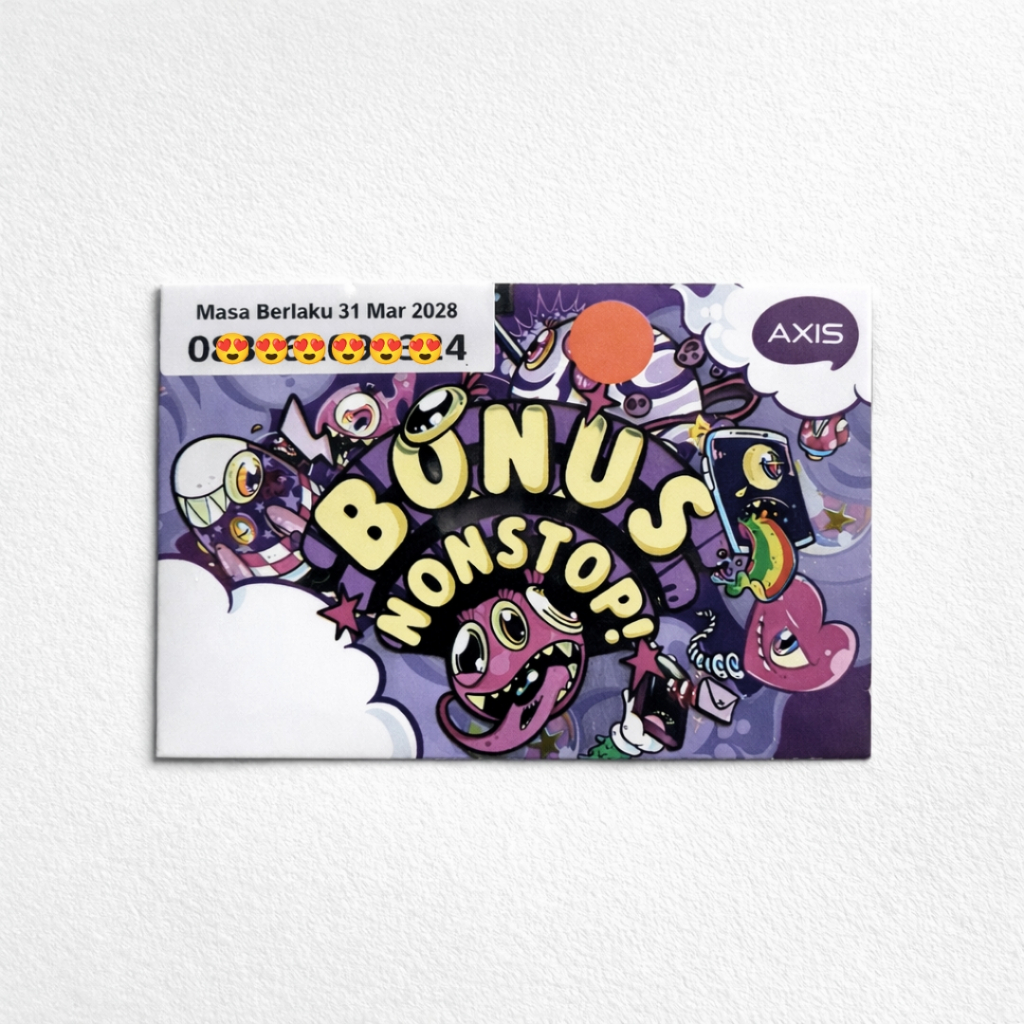 #A3C Perdana Axis Kuota 3GB Nasional Segel 31-DES-27, Kartu Prabayar XLSMART 4G/5G