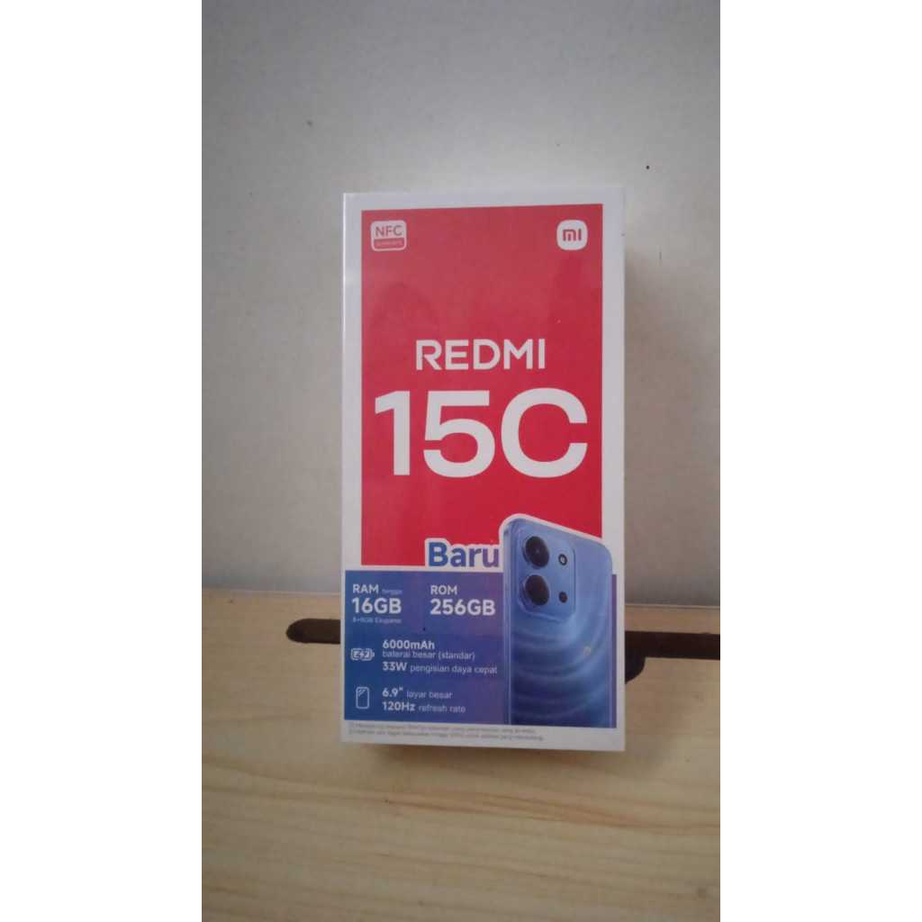 REDMI 15C 6/128 GARANSI RESMI SECOND HP ONLY