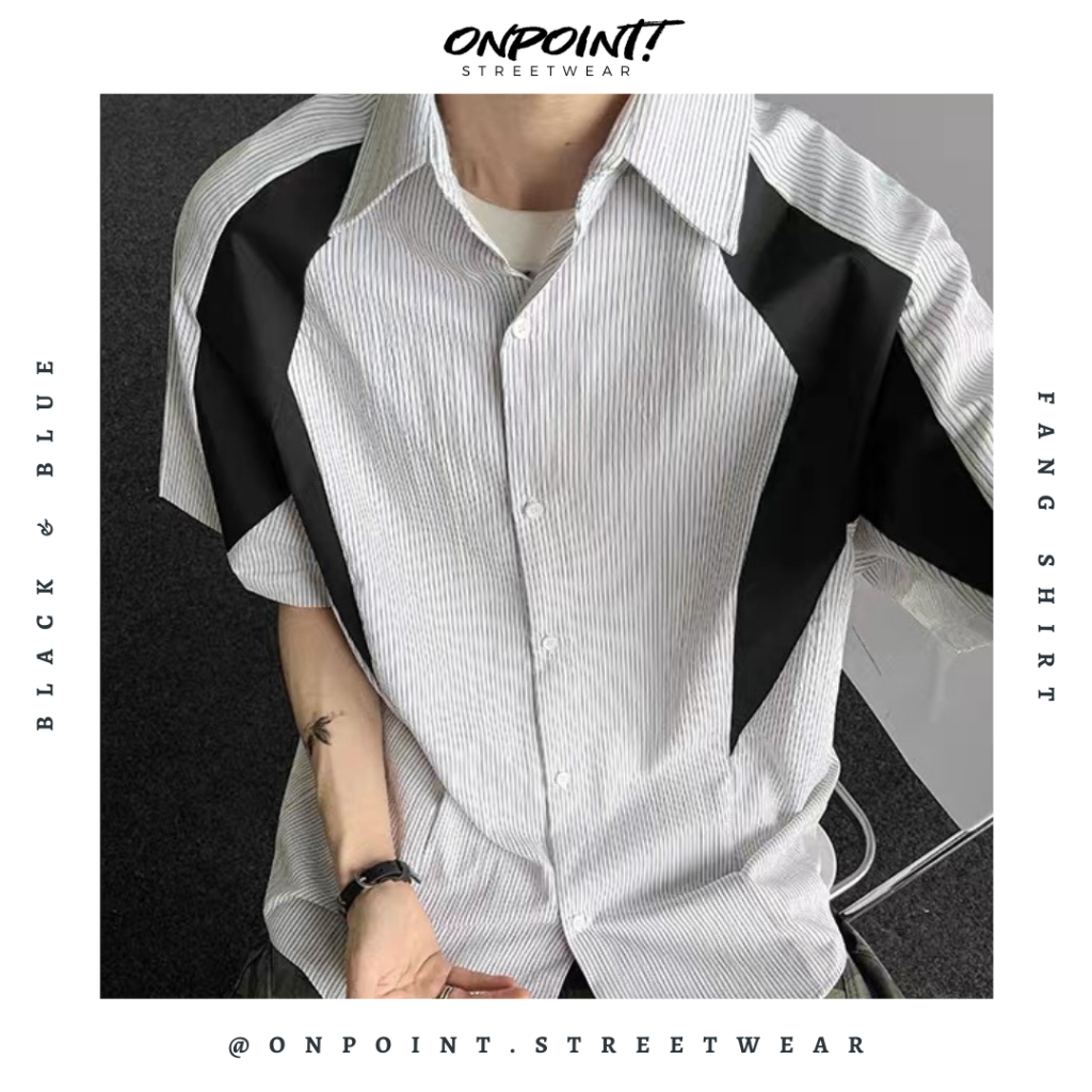 Fang Shirt - kemeja lengan pendek short sleeve shirt kemeja overersize onpoint streetwear