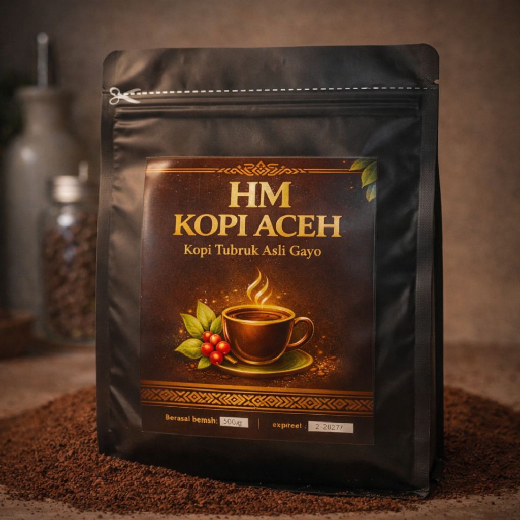 HM Kopi Aceh – Kopi Tubruk Asli Gayo, Rebusta dari Aceh Gayo
