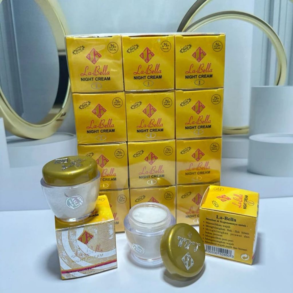 12Pcs Cream Labella Gold Untuk Memutihkan Wajah