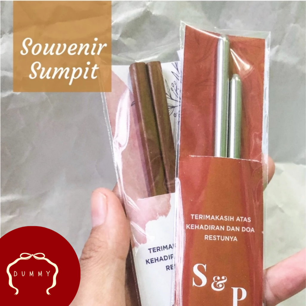 Souvenir | Sumpit Kayu/Stainles