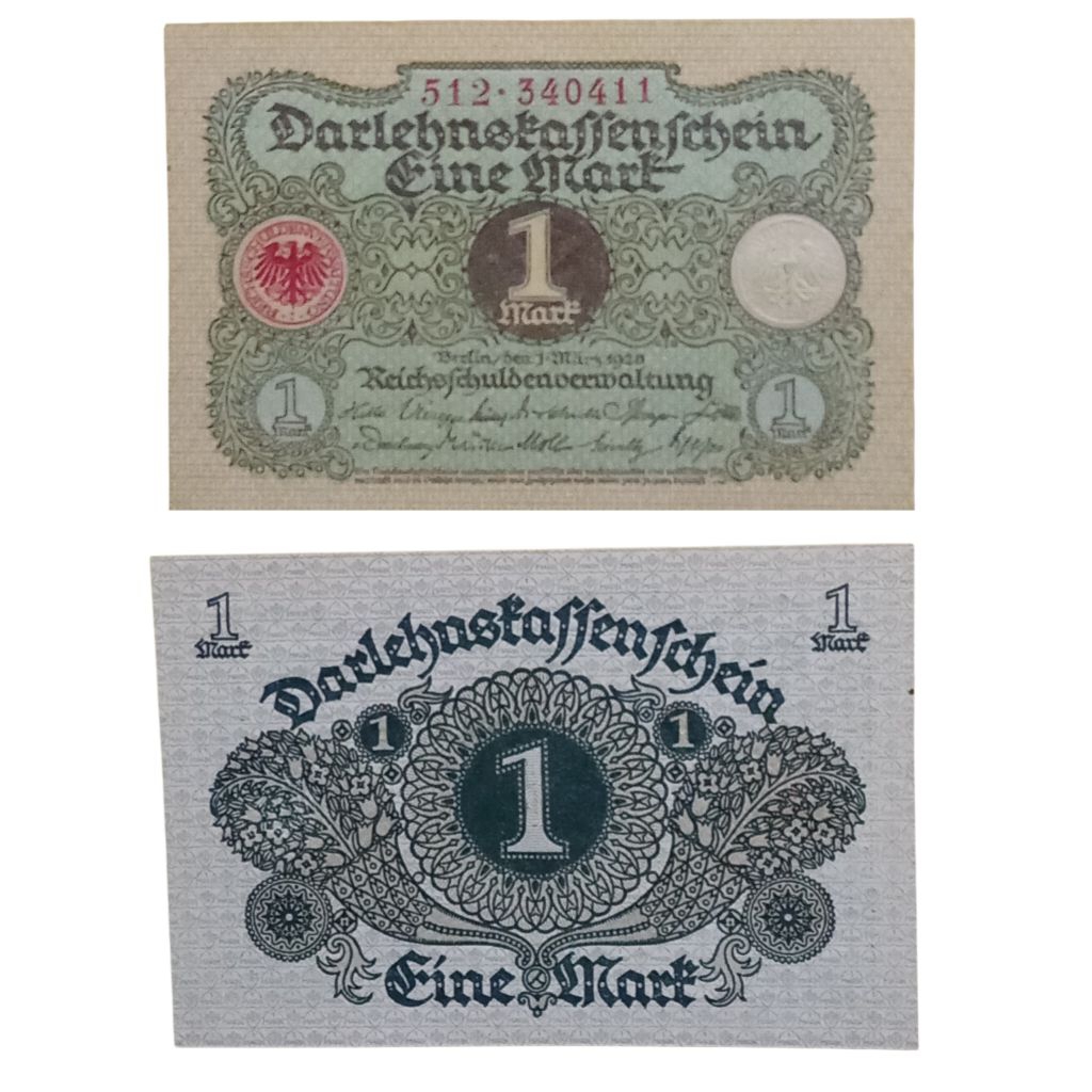 Uang Asing Jerman Lama 1 Mark tahun 1920