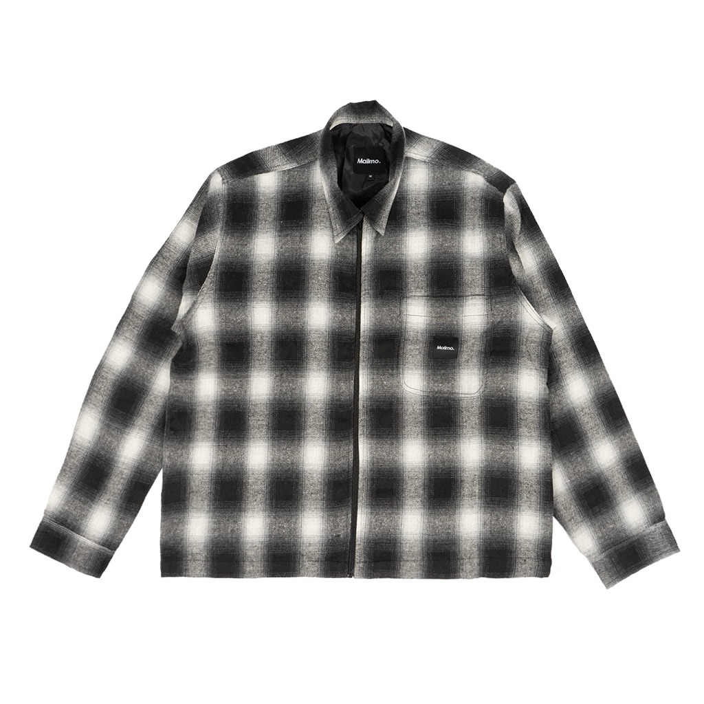 Mailmo Work Jacket Flannel Zipper Timber | Jaket Flanel