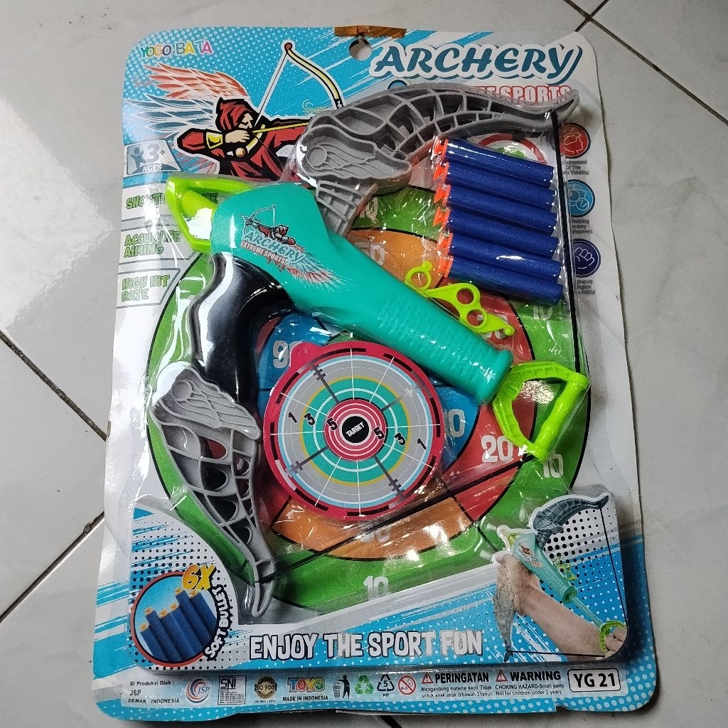 satu set mainan anak archery extreme sport, mainan anak archery edukasi