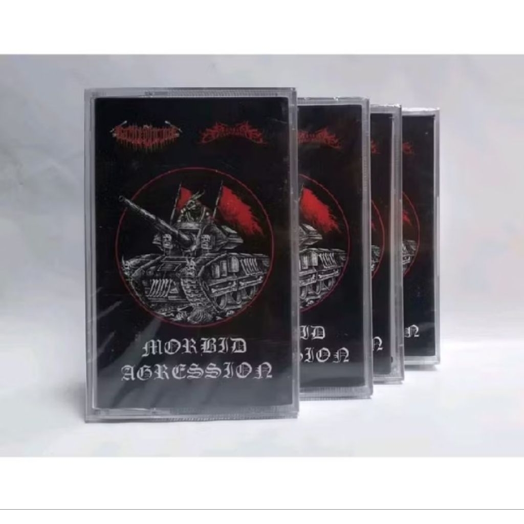 Kaset pita Morbid Agression split - Battlethrone x Ritual Ortodoks