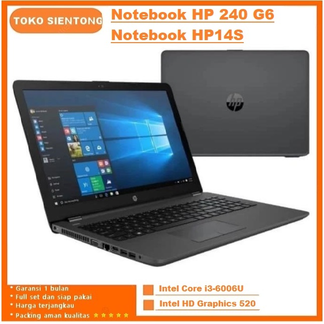 Termurah Laptop HP 240 / 14S Core i3 Gen 7 14" HD