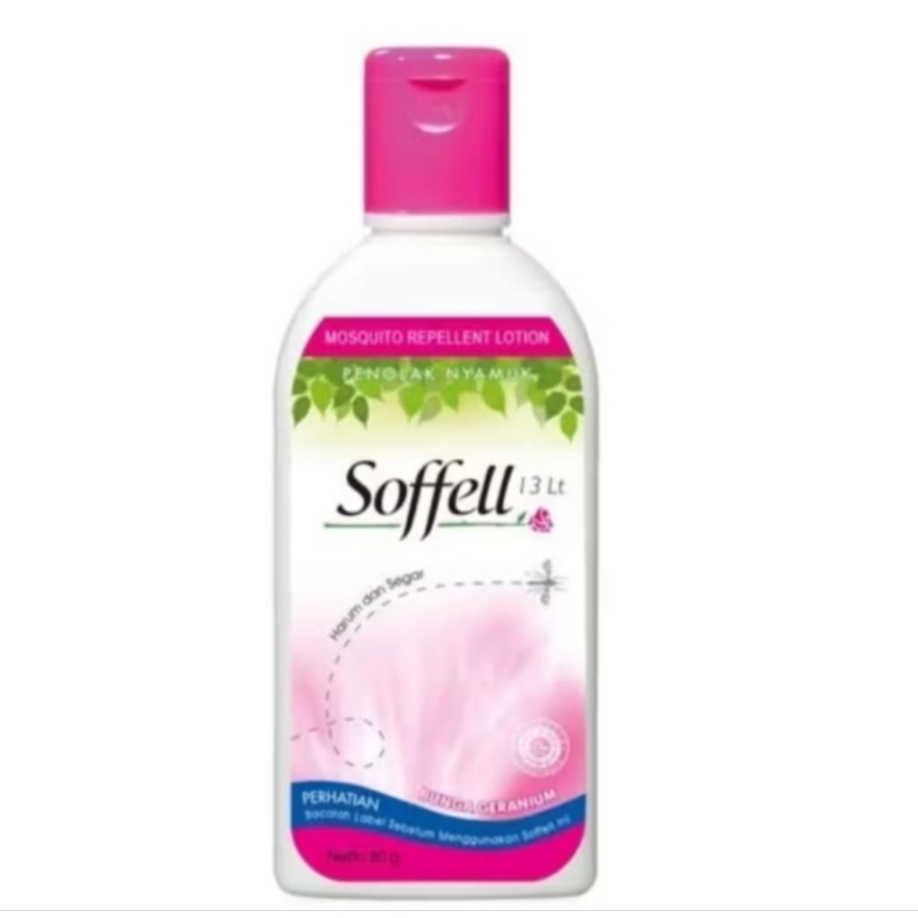 Soffell Botol Lotion 60 gr Geranium