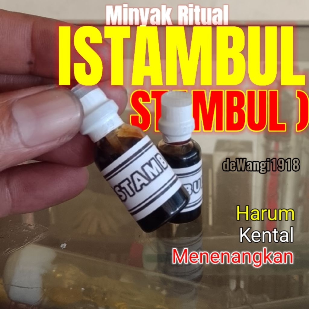 minyak Istambul (Stambul) original segel hitam kental