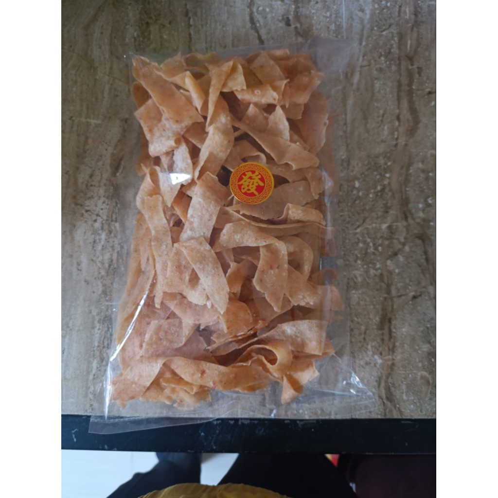 kerupuk udang asli khas pulau rangsang berat 500gr he ciam