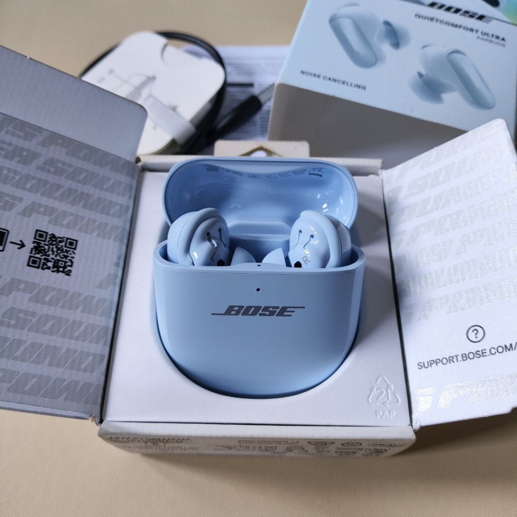 TWS Bose Quietcomfort Ultra Earbuds Moonstone Blue Second Original