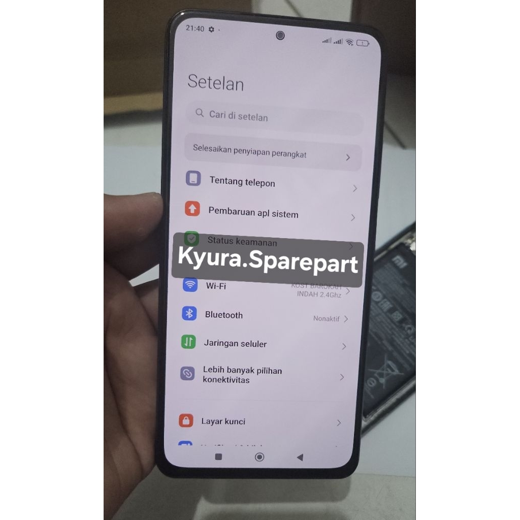 LCD + Frame Original Copotan Poco F3