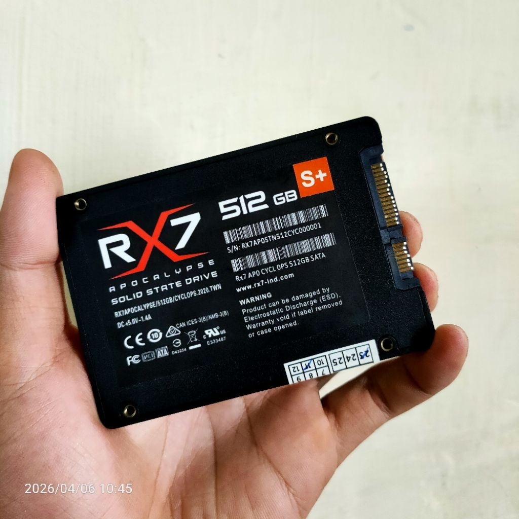 SSD RX-7 512GB ORI BARU