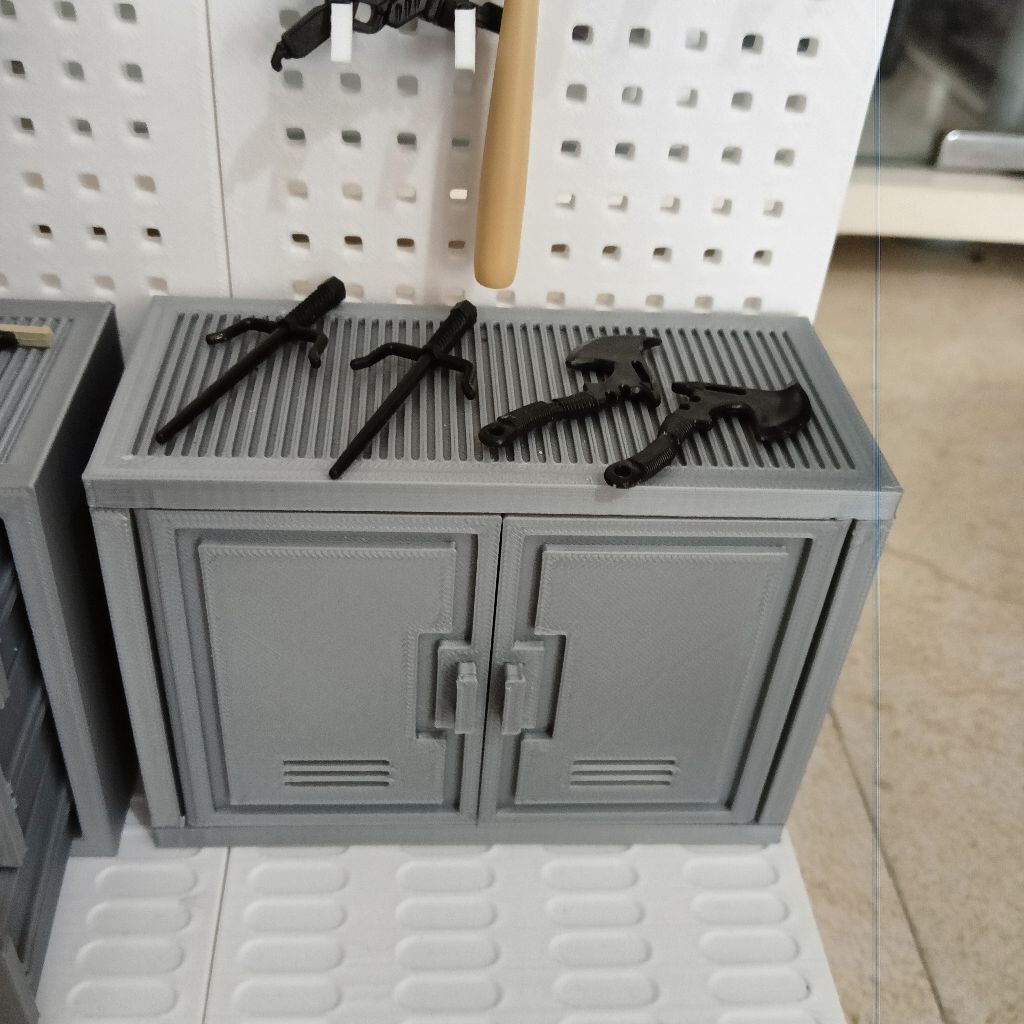 meja desk 1/12 weapon armory properti diorama prop mainan action figure 1/10 marvel legends mezco mc