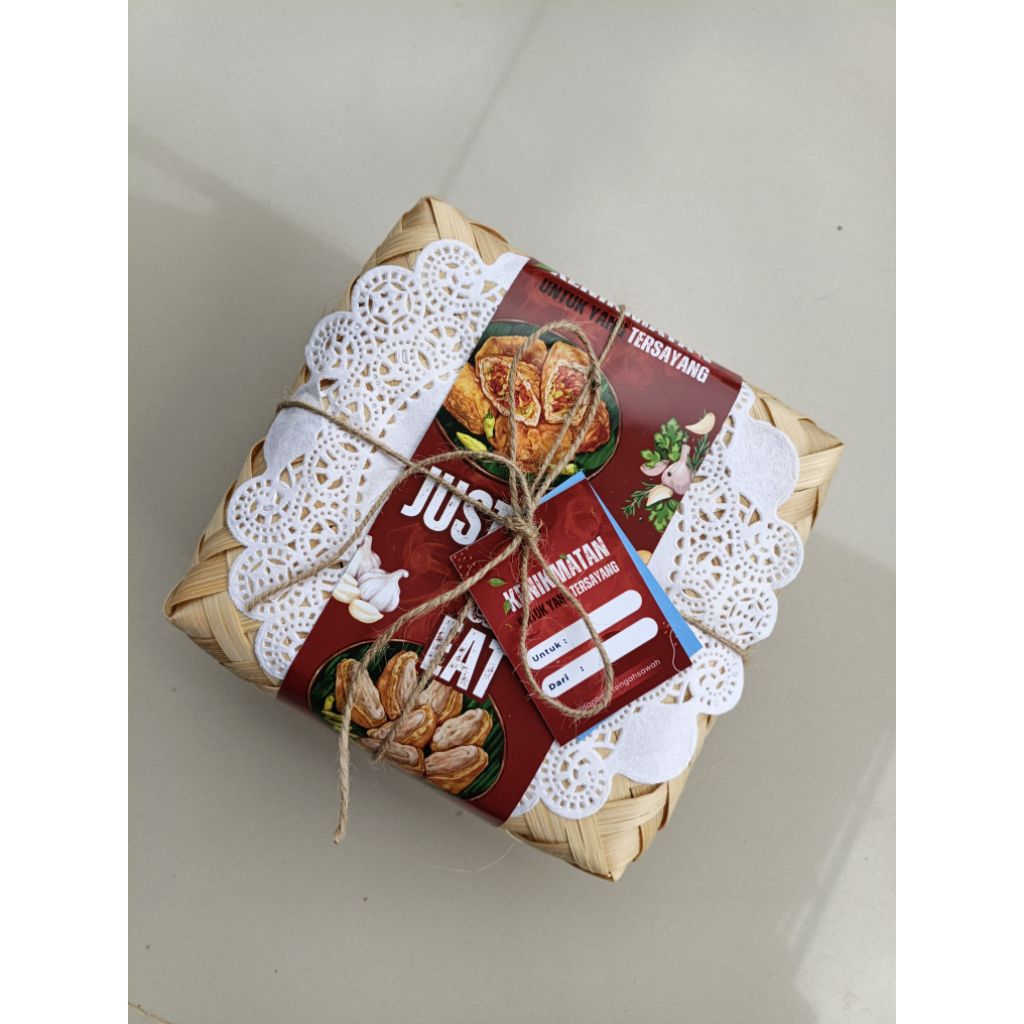 Hampers Frozen Food Kemasan Besek | Hampers Tahu Bakso