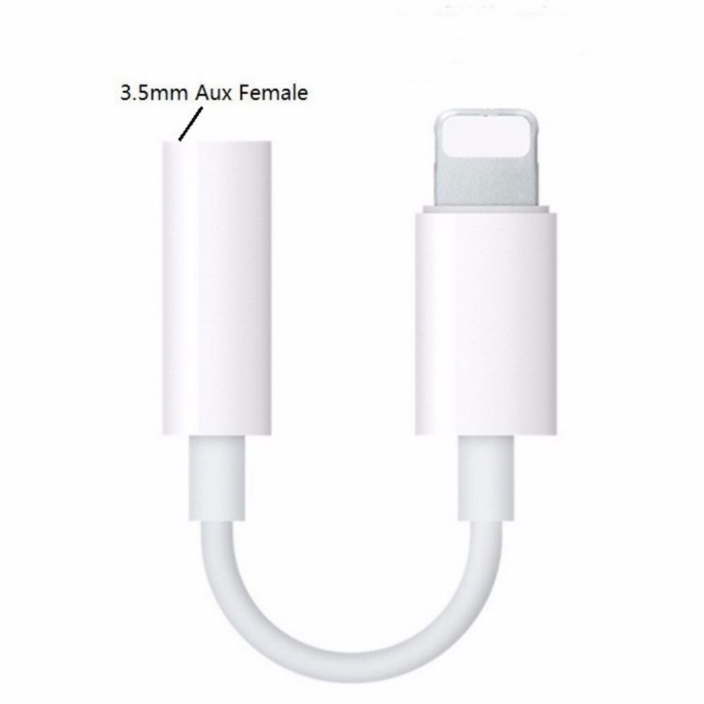 KABEL AUDIO ADAPTER LIGHTNING KE JACK 3.5 MM HEADPHONE HEADSET KABEL UNTUK IPHONE APPLE |2512