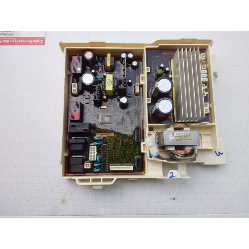 MODUL PSU MESIN CUCI SAMSUNG FRONT LOADING ECO BUBBLE 7,5/5.0KG WD75J5410AW (ORIGINAL COPOTAN)
