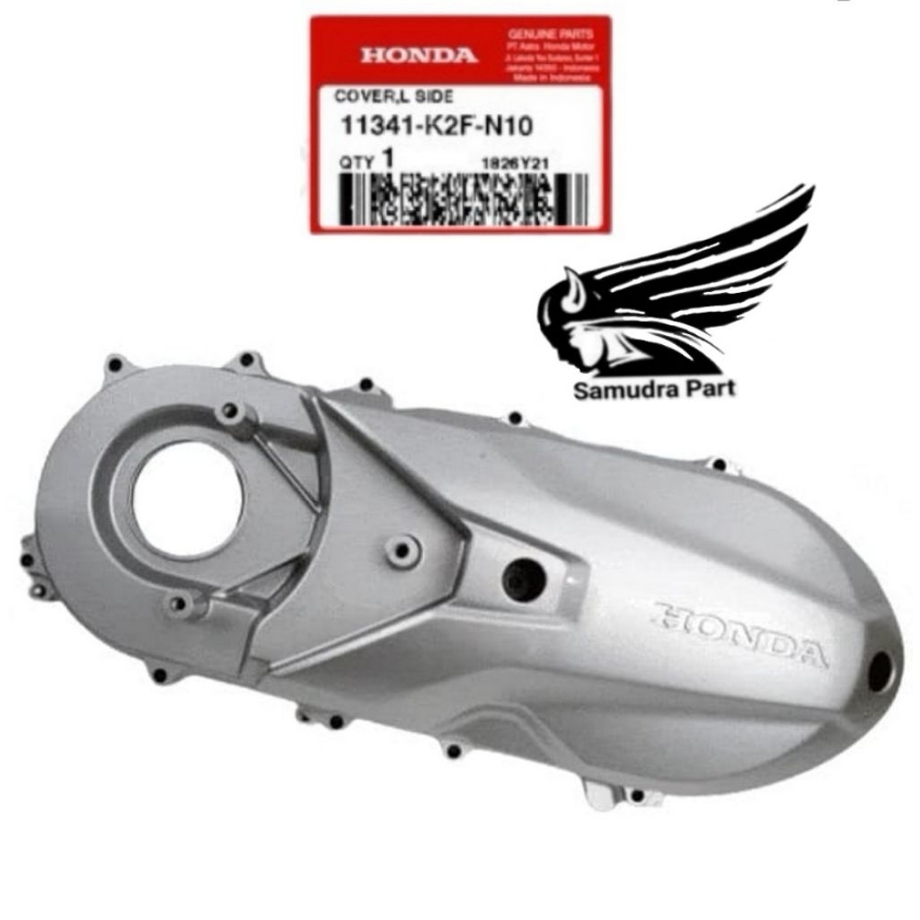 11341K2FN10 Crank Case Tutup mesin Scoopy Esp Cover Bak CVT Scoopy Esp Tahun 2021-2024 Original